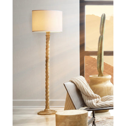 Barley Twist Floor Lamp 65"H
