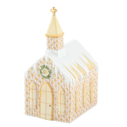 HND Figurine - Church - Butterscotch