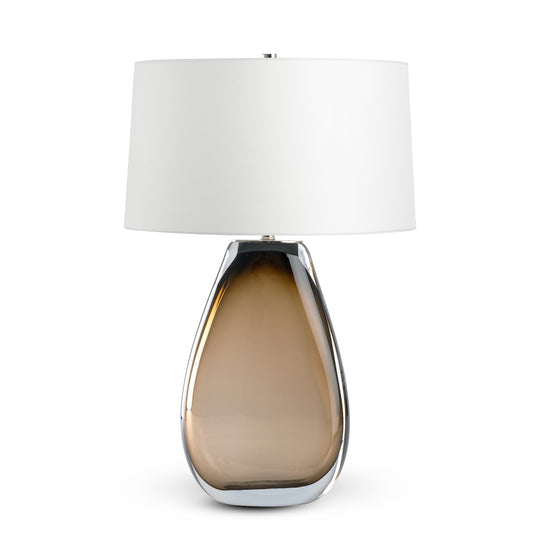 Albion Table Lamp w/Off-White Oval Shade