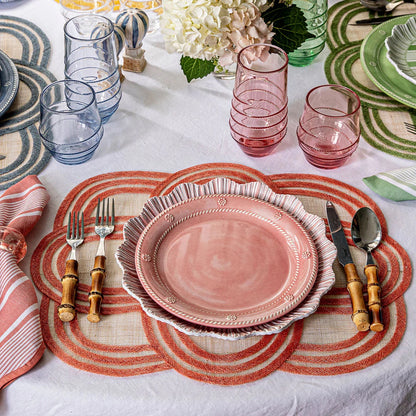 Berry & Thread - Melamine - Coral - Salad Plate 9"