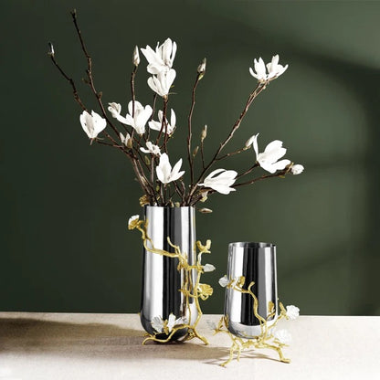 Butterfly Ginkgo Gold - Vase - Medium
