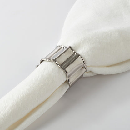 Classic Design Napkin Ring - Silver