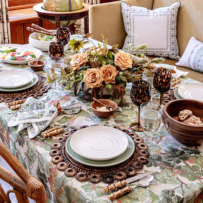 Seville Stripe - Napkin - Green