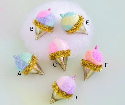Snowcone Ornament 4"