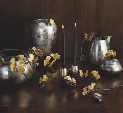 MAR Butterfly Ginkgo - Candleholder Set/2 (175753)