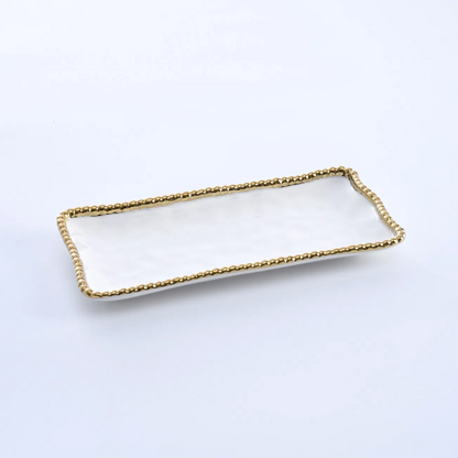 PPB Golden Salerno - Small Rectangle Tray (2431WG)