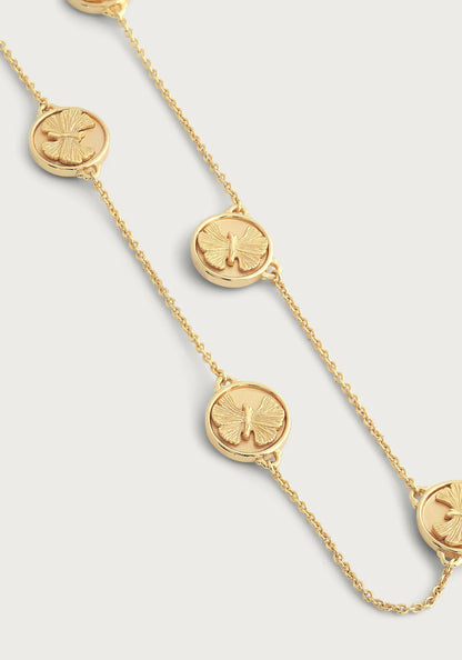 Butterfly - Coin Station Necklace