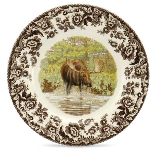 Woodland - Salad Plate 8" - Moose