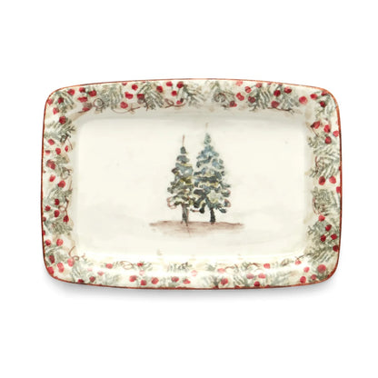 Natale - Small Rectangle Tray 7.5"