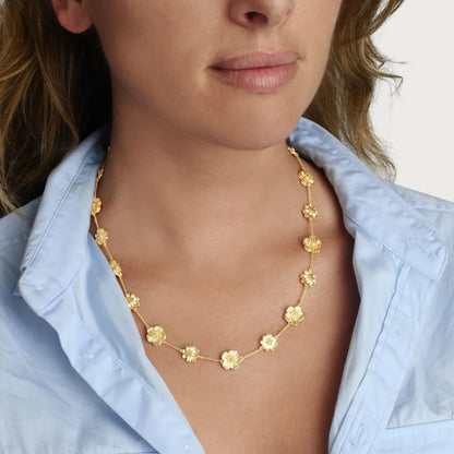 Wildflowers - Station Necklace 20"
