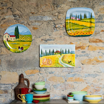 VTR Rectangular Wall Plate - Tuscan Road 18.5"