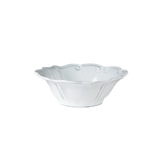Incanto - White - Baroque Cereal Bowl 7"