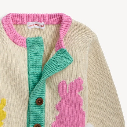Magnetic Cardigan with Bunny