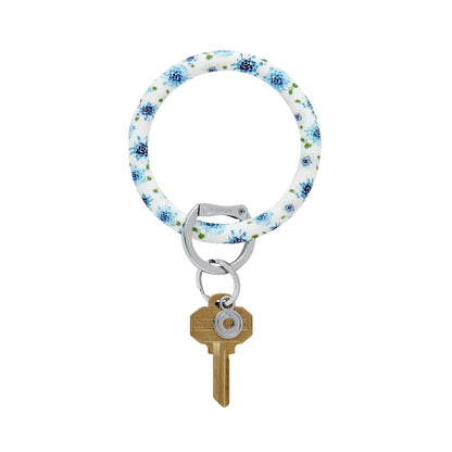 OVT Silicone Big O Key Ring - Fifty States Blue