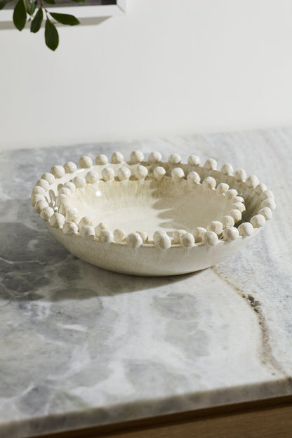 Lombard Bowl - White - Small - 12.75" X 3.5"