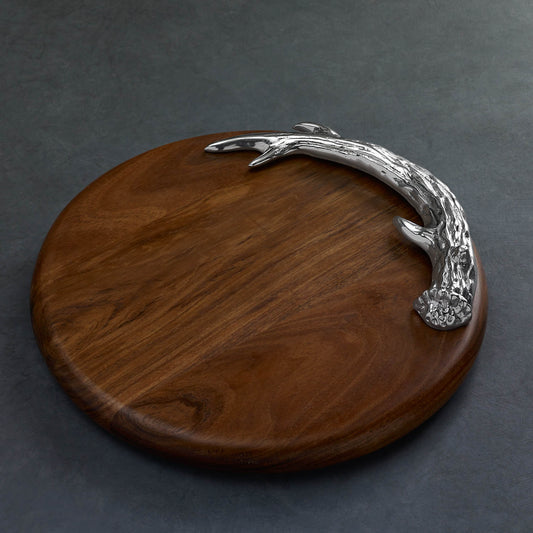 Wood - Western - Round Cutting Board 10"