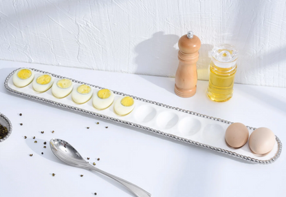 PPB Silver Salerno - Deviled Egg Tray (2535W)