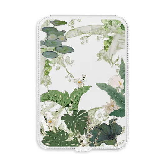 LED Vanity Mirror - Green Floral