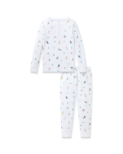 Kid's Pima Pajama Set - Jingle Paws
