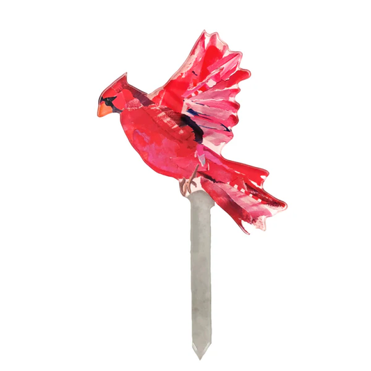 LDN Acrylic Cardinal In Flight Stick