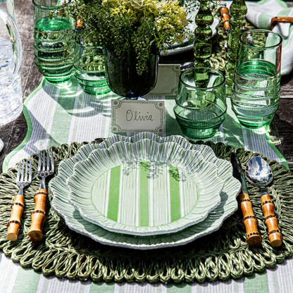 Straw Loop Oval Placemat - Seagrass