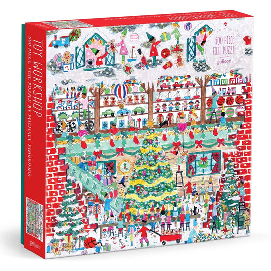 CHB Michael Storrings Toy Workshop 500 Piece Foil Puzzle