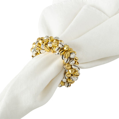 Petite Bell Napkin Ring - Gold & Silver