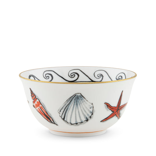 Il Viaggio Di Nettuno - White - Small Bowl 4.25"