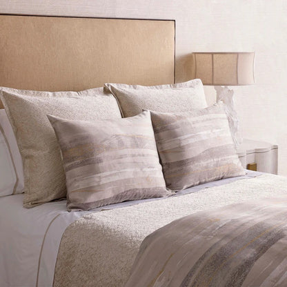 Glacier Padded Coverlet in Ecru - Queen 110x98