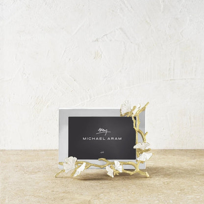 Butterfly Ginkgo Gold - Reflective Frame 4x6
