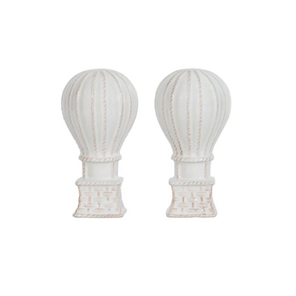 JLK L'Amour Toujours Hot Air Balloon Salt & Pepper Shakers