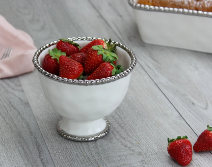 PPB Silver Salerno - Small Footed Bowl (2693W)