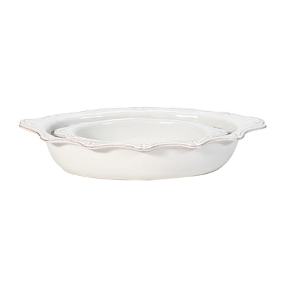 Berry & Thread - Whitewash - Oval Baker Set - 2 Piece