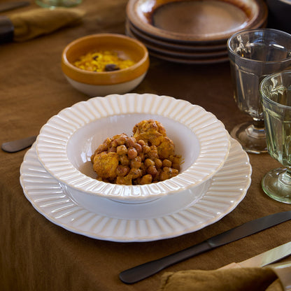 Cristal - White - Pasta Bowl 9"