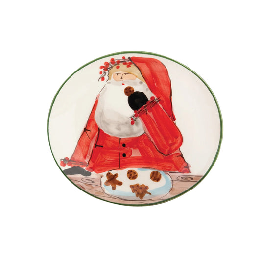 VTR Old St. Nick - Cookie Plate 8.25"