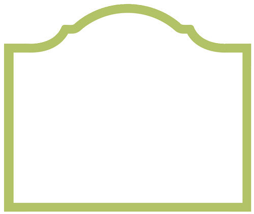 Arch Moss Green Foil Place Card 8pk
