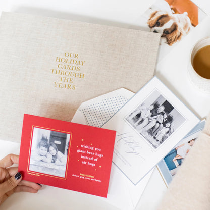 SGP Red Holiday Card Book
