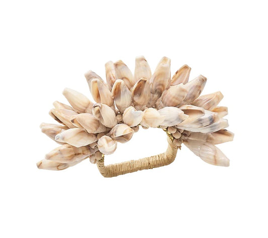 KSB Shell Fringe Napkin Ring