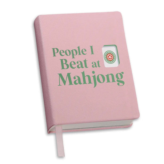 Journal - People I Beat At Mahjong - Pink
