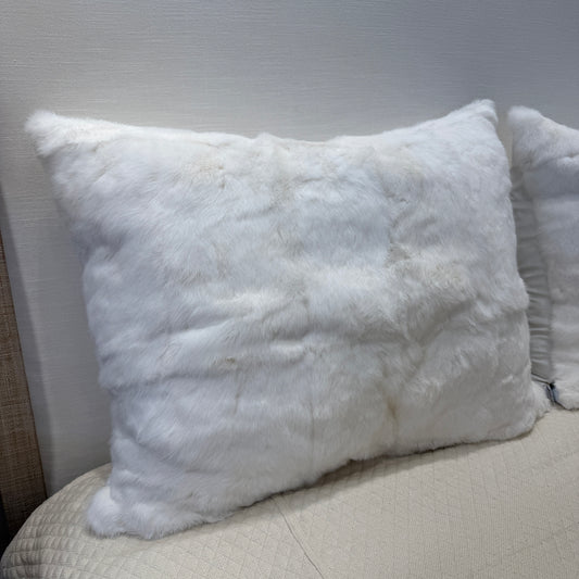 DHC Rabbit Pillow - Dutch Euro - White - 28x36