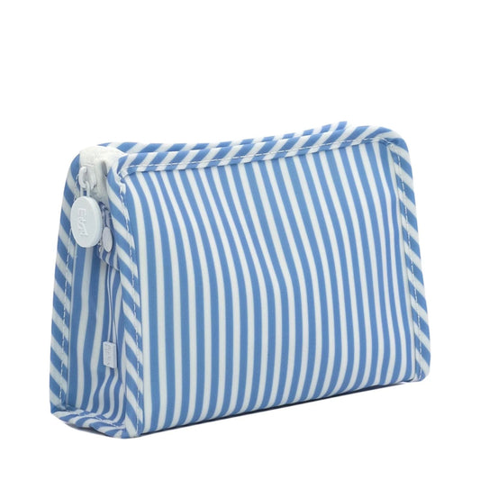 Roadie - Small Zip Pouch - Pimlico Stripe - Chambray
