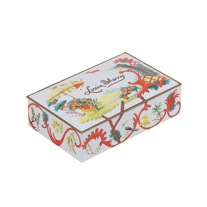 12 Piece Chocolate Tin - Jardin Chinois