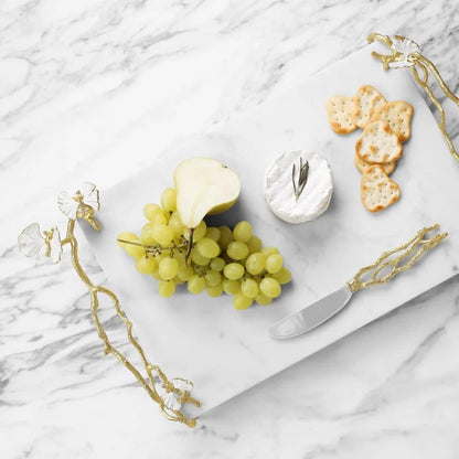 Butterfly Ginkgo Gold - Cheese Board & Spreader