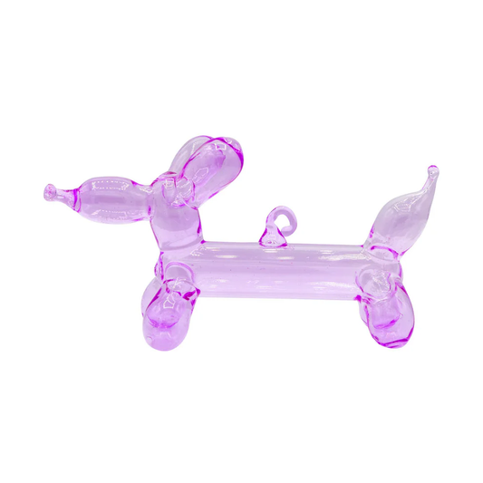 K&A Translucent Balloon Dog - Lavender
