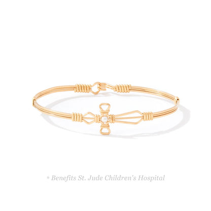 Jesus Loves Me Bracelet - Gold
