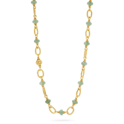 CDW N Berry - Chain with Meadow Jade 24"