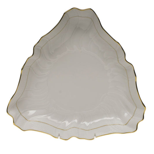 Golden Edge - Triangle Dish 9.5"