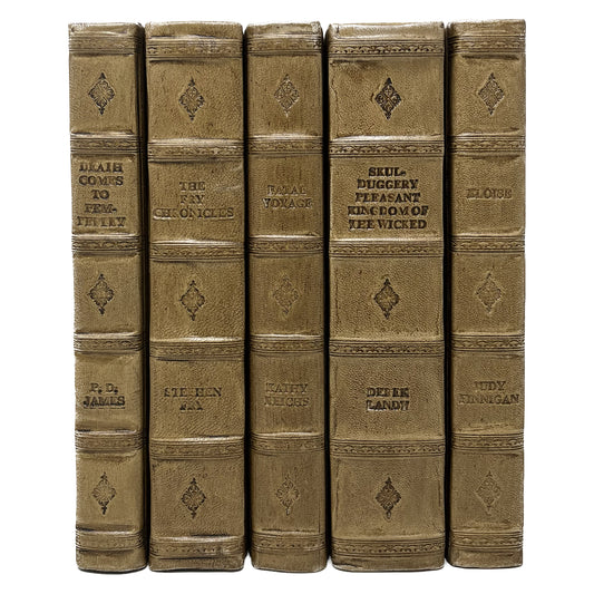 E.L English Fine Leatherbound Book - Putty Leather