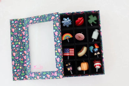 NFL 12 Piece Floral Keepsake Box