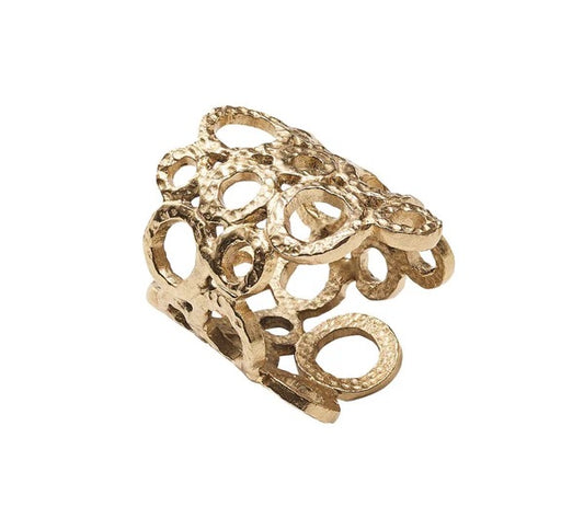 KSB Orbit Napkin Ring - Gold